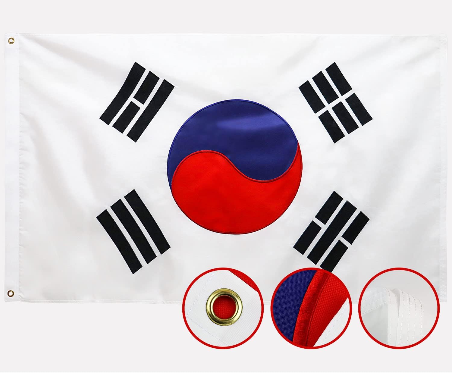 麦盖提韩国国旗 3x5ft